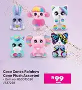 Game Coco Cones Rainbow Cone Plush Assorted-Each offer