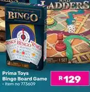 Game Prima Toys Bingo Board Game offer
