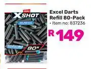 Game Zuru X-Shot Excel Darts Refil 80 Pack offer