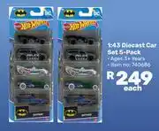 Game Hot Wheels 1:43 Diecast Car Set 5 Pack offer