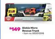 Game Dickie Micro Rescue Truck offer