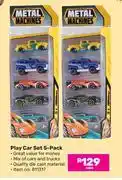Game Zuru Metal Machines Play Car Set 5 Pack-Each offer