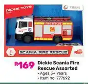 Game Dickie Scania Fire Rescue Assorted offer
