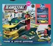 Game Teamsterz Park & Drive Metro City Garage With 3 Cars offer
