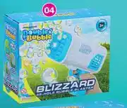 Game Double Bubble Blizzard 36 Hole Electric Bubble Blaster offer