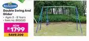 Game Bouceking Double Swing & Glider offer