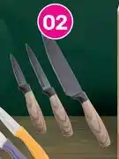 Game Koga 3 Piece Wooden Finish Knife Set offer