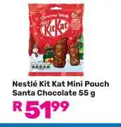 Game Nestle Kitkat Mini Pouch Santa Chocolate-55g offer