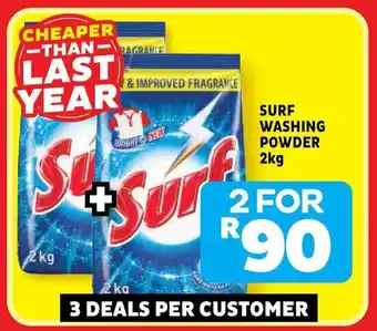 Surf washing powder