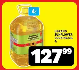 Usave Ubrand sunflower cooking oil offer