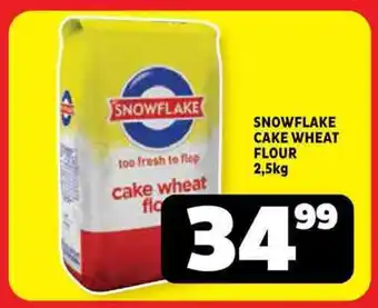 Usave Snowflake cake wheat flour offer