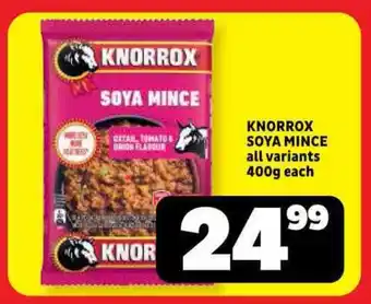 Usave Knorrox soya mince offer