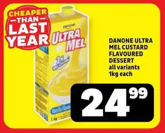 Usave Danone ultra mel custard flavoured dessert offer