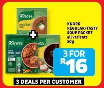 Usave Knorr regular/ tasty soup packet offer