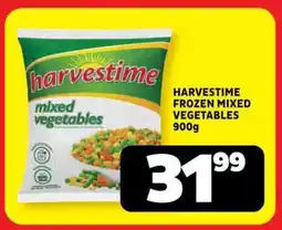 Usave Harvestime frozen mixed vegetables offer