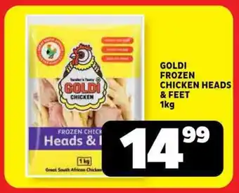 Usave Goldi frozen chicken heads & feet offer