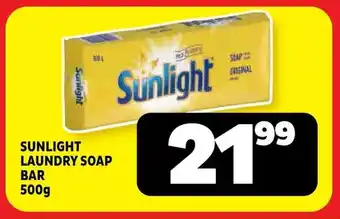 Usave Sunlight laundry soap bar offer