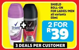 Usave Shield roll-on for ladies/ men offer