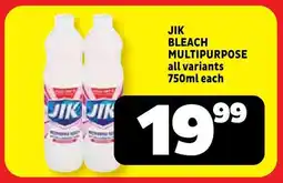 Usave Jik bleach multipurpose offer