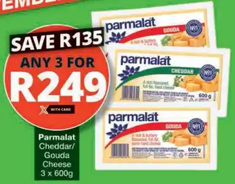Checkers Hyper Parmalat Cheddar/ Gouda Cheese offer