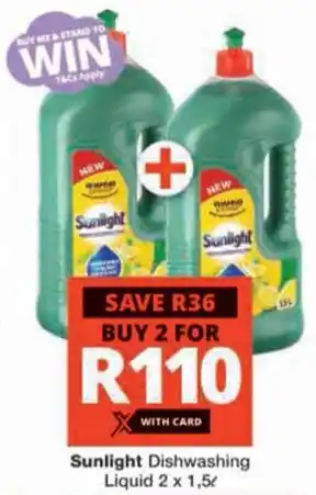 Checkers Hyper Sunlight Dishwashing Liquid offer