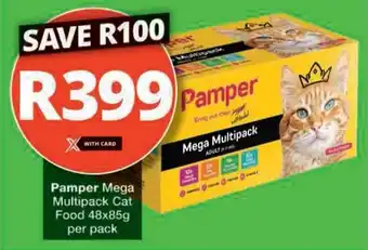 Checkers Hyper Pamper Mega Multipack Cat Food offer