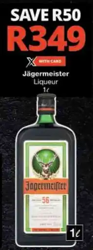 Checkers Hyper Jägermeister Liqueur offer
