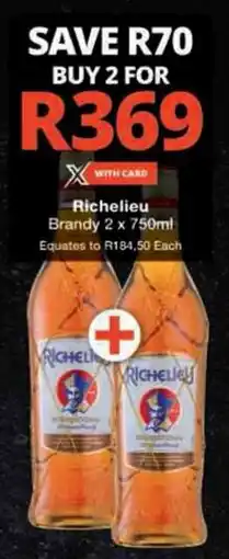 Checkers Hyper Richelieu Brandy offer