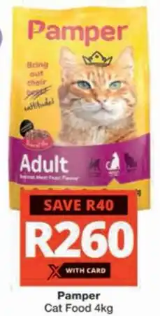 Checkers Hyper Pamper Cat Food offer