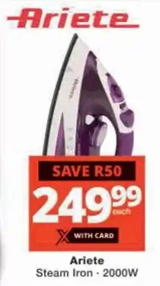 Checkers Hyper Ariete Steam Iron offer