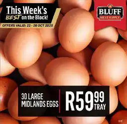 Bluff Meat Supply Large midlands eggs offer