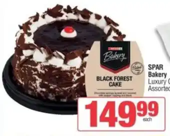 Spar SPAR Bakery Luxury Cakes Assorted offer