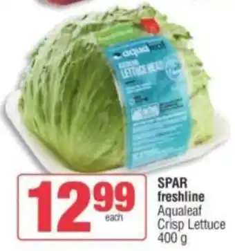 Spar SPAR freshline Aqualeaf Crisp Lettuce offer