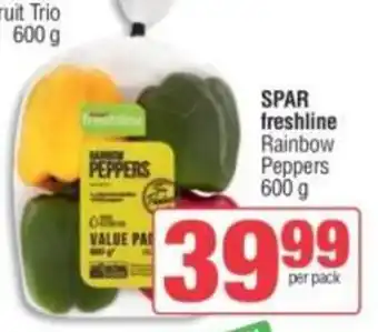 Spar SPAR freshline Rainbow Peppers offer