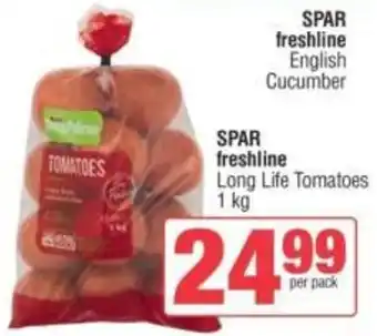 Spar SPAR freshline Long Life Tomatoes offer