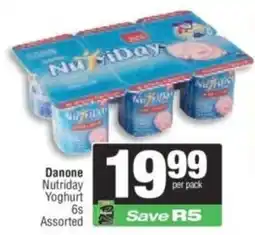 Spar Danone Nutriday Yoghurt Assorted offer