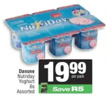 Spar Danone Nutriday Yoghurt Assorted offer