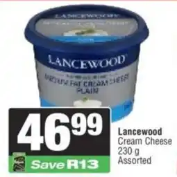 Spar Lancewood Cream Cheese Assorted offer