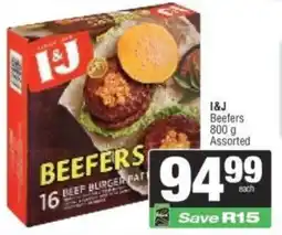 Spar I&J Beefers Assorted offer