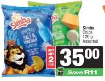 Spar Simba Chips Assorted offer