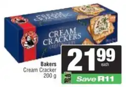 Spar Bakers Cream Cracker offer