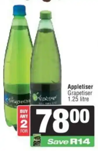 Spar Appletiser Grapetiser offer