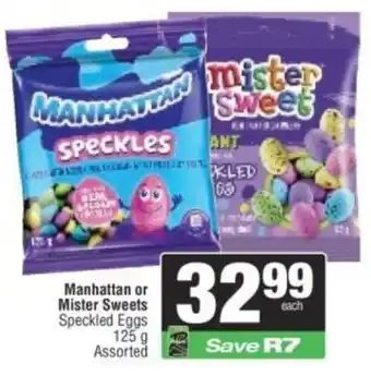 Spar Manhattan or Mister Sweets Speckled Eggs Assorted offer