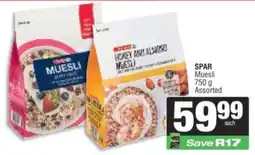 Spar SPAR Muesli Assorted offer