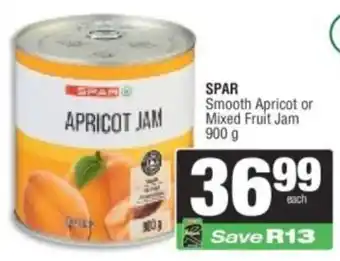 Spar SPAR Smooth Apricot or Mixed Fruit Jam offer