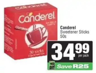 Spar Canderel Sweetener Sticks offer