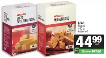 Spar SPAR Rusks Assorted offer
