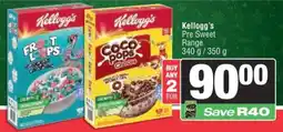 Spar Kellogg's Pre Sweet Range offer