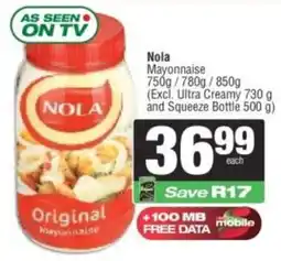 Spar Nola Mayonnaise offer