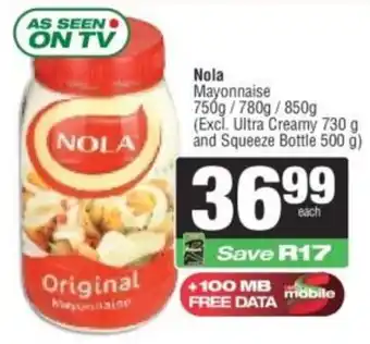 Spar Nola Mayonnaise offer